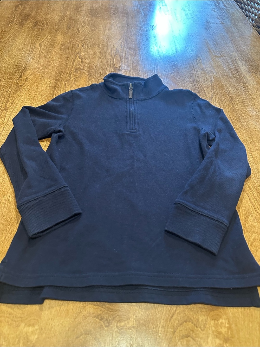 Crewcuts Navy Half-Zip Pullover Top